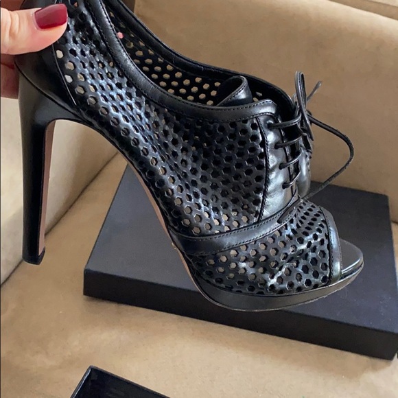Authentic Prada Peep Toe Heels - Picture 12 of 13